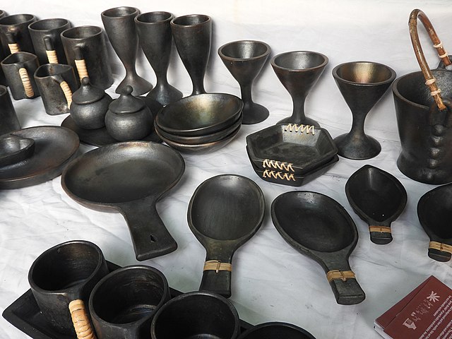Facts about Manipur, Longpi Black Pottery